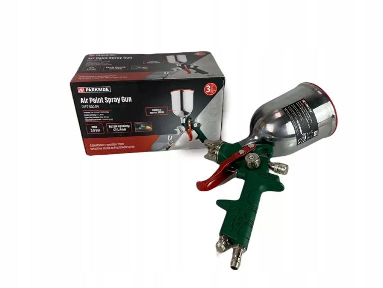 PISTOLET LAKIERNICZY PARKSIDE PDFP 500 D4 PUD 12150969050 oficjalne