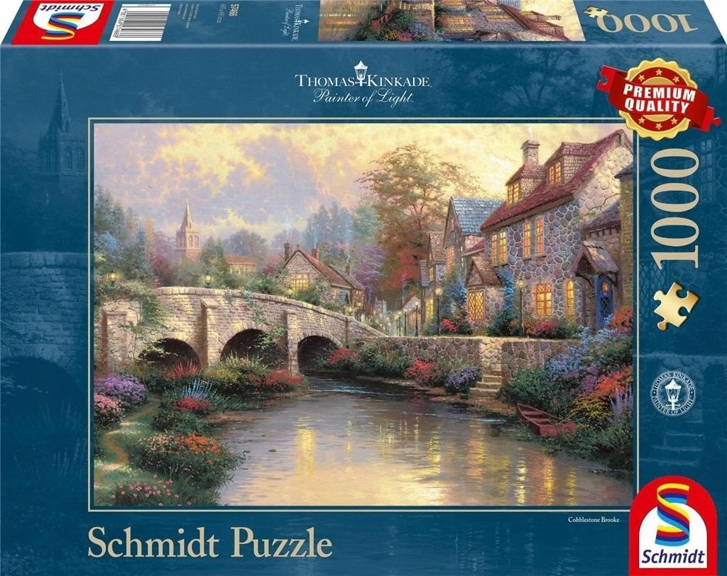 PUZZLE PQ 1000 NA STARYM MOŚCIE G3, SCHMIDT 9582665572 oficjalne