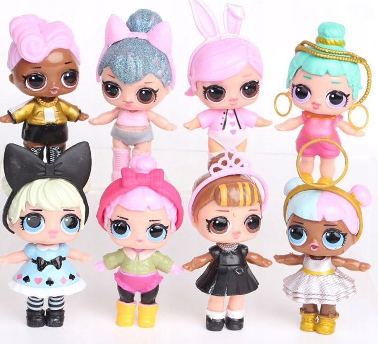 LALKI LOL SURPRISE DOLLS ZESTAW 8 FIGUREK LALECZKI 7758608583