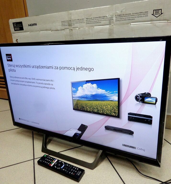 TELEWIZOR SONY BRAVIA KDL32WE610 11260786874 oficjalne archiwum