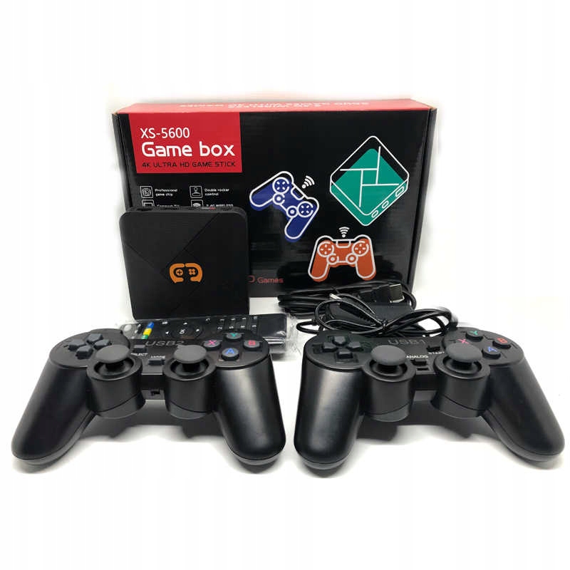 Konsola bezprzewodowa HD RETRO GRY XS 5600 TV BOX 10987819554