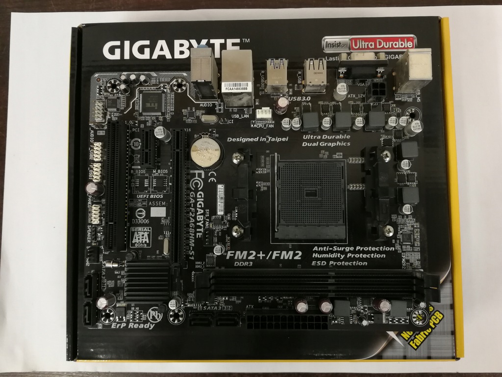 Płyta główna GIGABYTE F2A68HMS1 7706113682 oficjalne archiwum Allegro