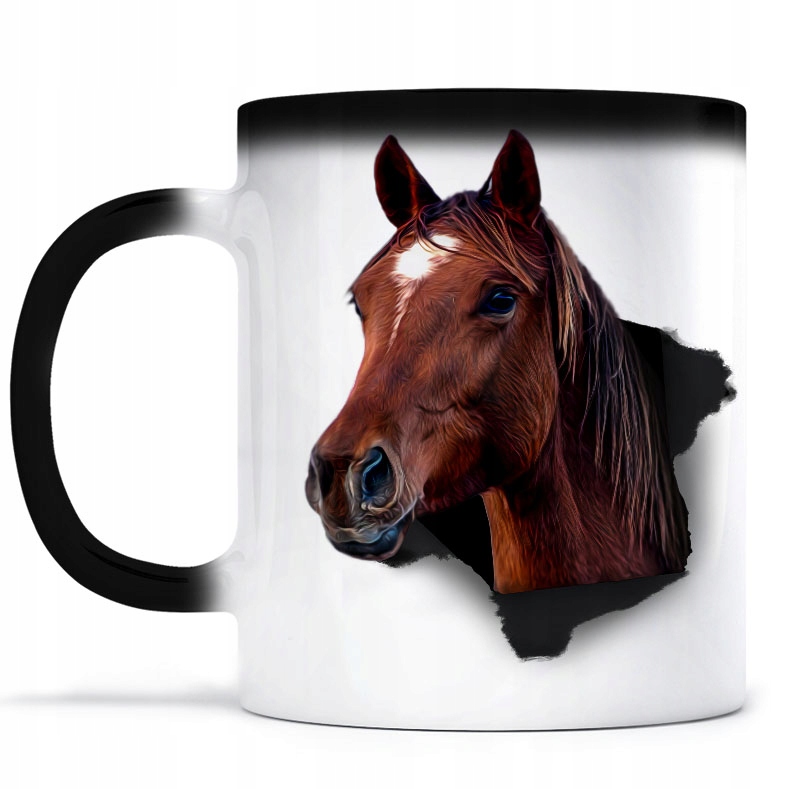 Kubek Magiczny Z Koniem głową Konia 3D 11375016136 oficjalne