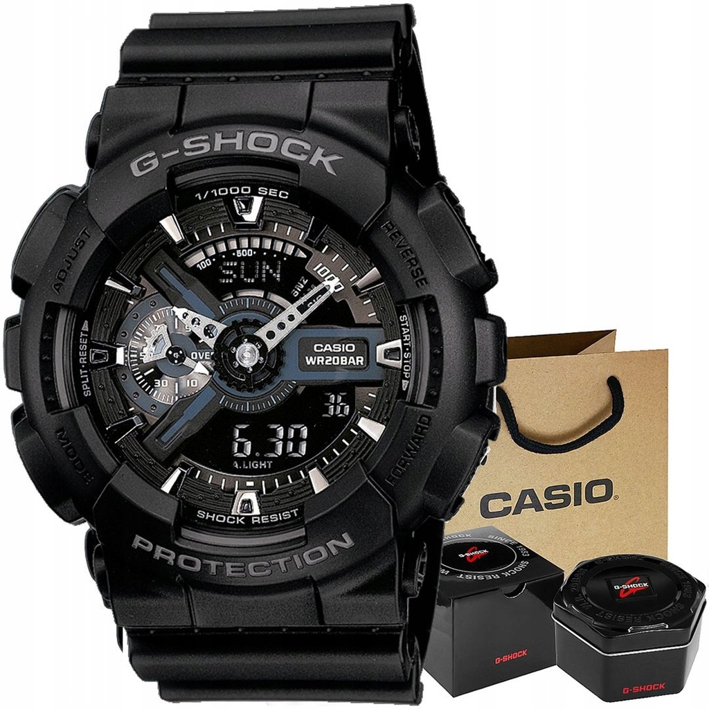 CASIO GSHOCK ZEGAREK MĘSKI GA1101BER 20 Bar 12488316325