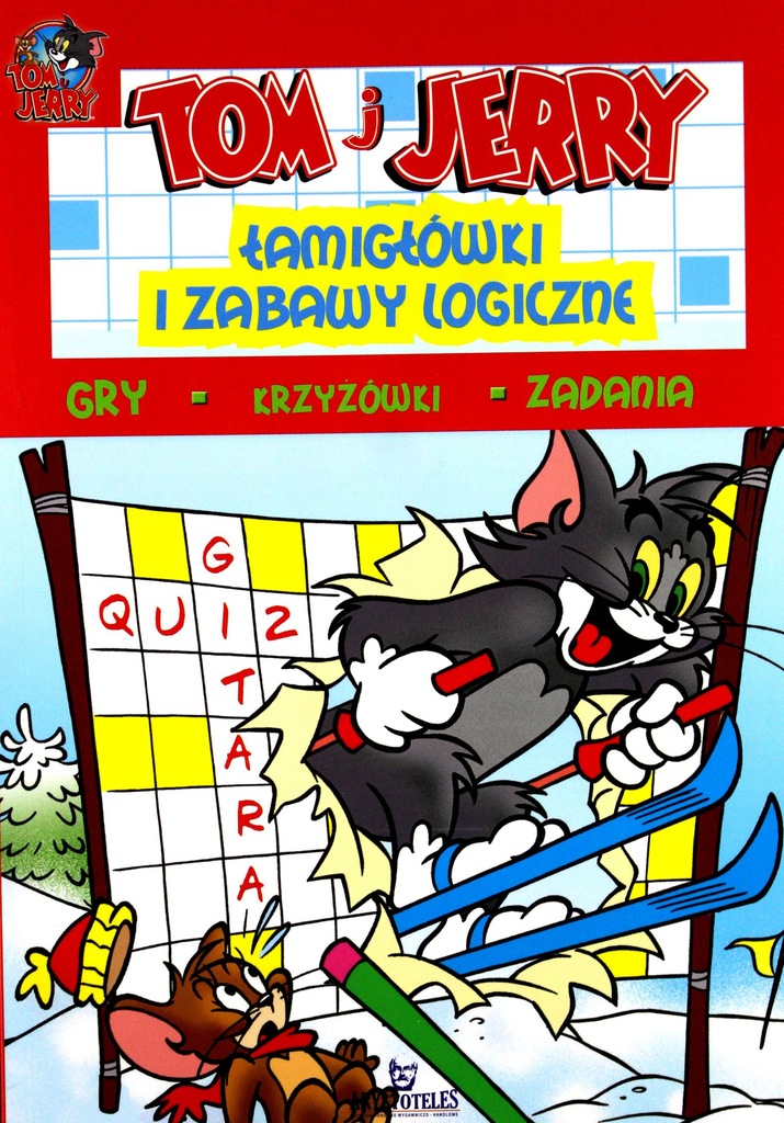 TOM I JERRY.ŁAMIGŁÓWKI I ZABAWY LOGICZ. (CZERWONE) 9700648908