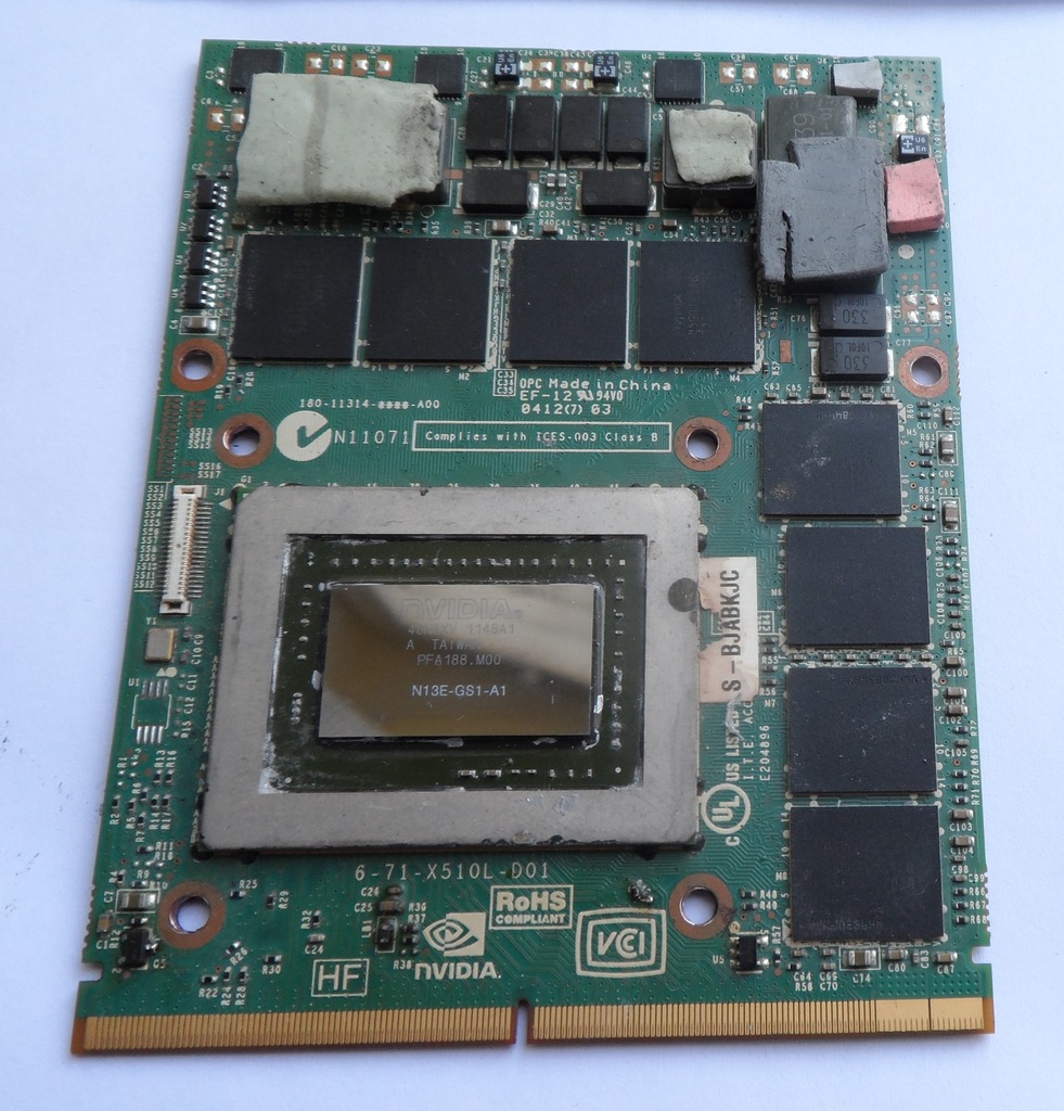 nVidia GeForce GTX 675M 2 GB GDDR5 MXM 3.0 CLEVO