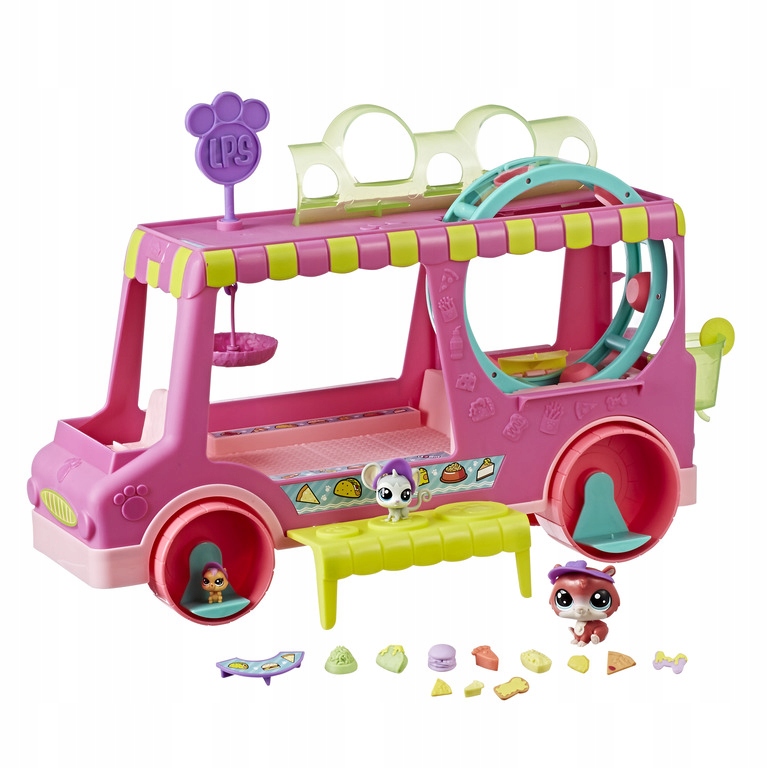 LITTLEST PET SHOP FOOD TRUCK ZE ZWIERZAKAMI E1840 7660402327
