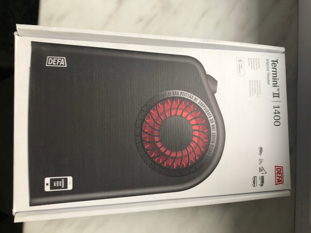 Grzałka farelka DEFA TERMINI II 1400 + przewód - 9493283251 - oficjalne