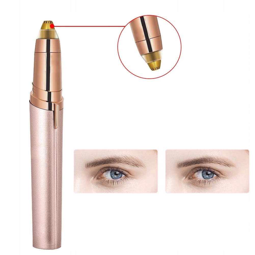 DEPILATOR TRYMER DO BRWI TWARZY W FORMIE SZMINKI 8740017256