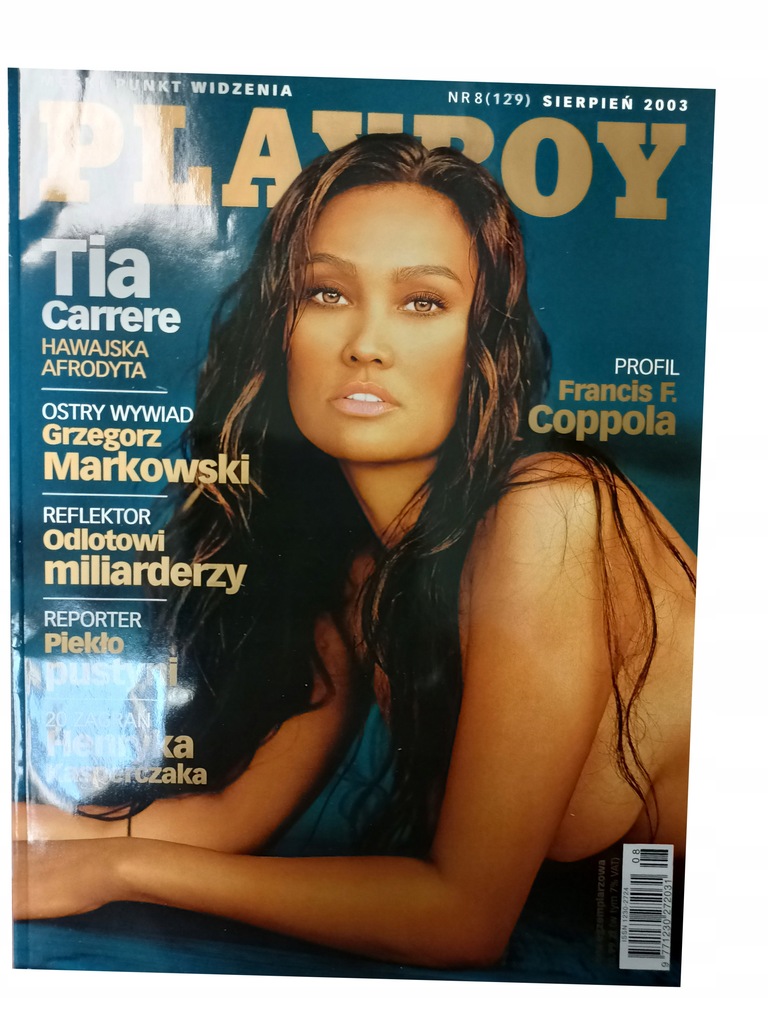 PLAYBOY 8 (129) 2003 TIA CARRERE - 12196467529 - oficjalne archiwum Allegro