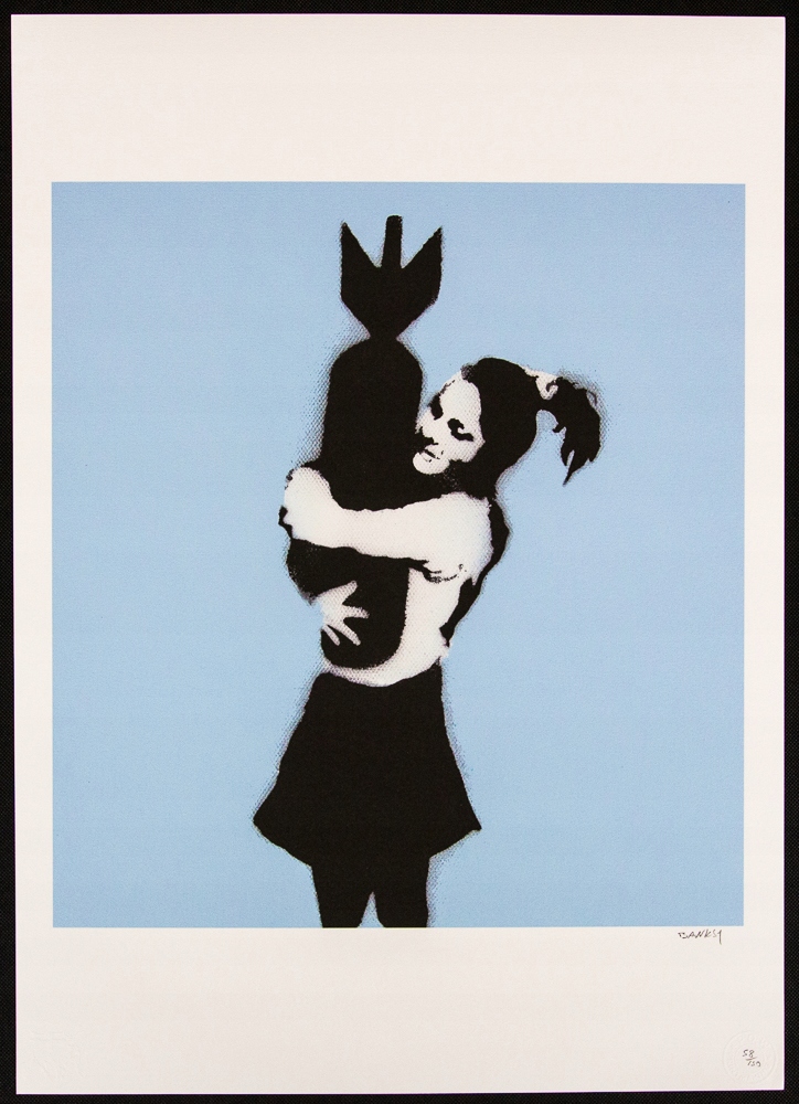 BANKSY (1974) 'Bomb Hugger' 12063203028 oficjalne archiwum Allegro