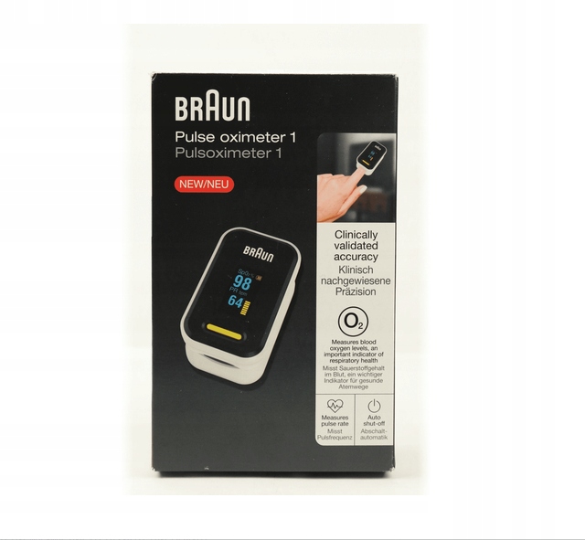 Braun Pulse Oximeter 1 YK81CEU Pulsoksymetr 12021162706 oficjalne