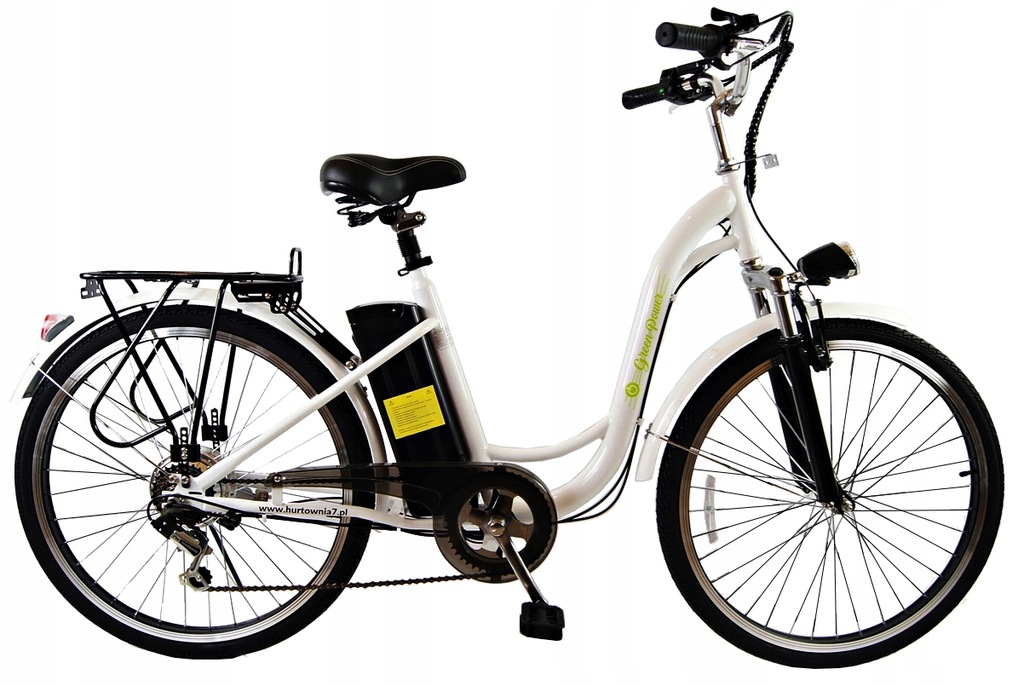 ROWER ELEKTRYCZNY 26 MIEJSKI DAMSKI ŁABĘDŹ+GRATIS 8000379207