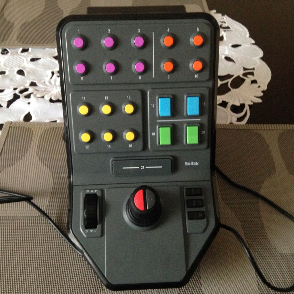 button box saitek, logitech panel sterujący 8525997549 oficjalne