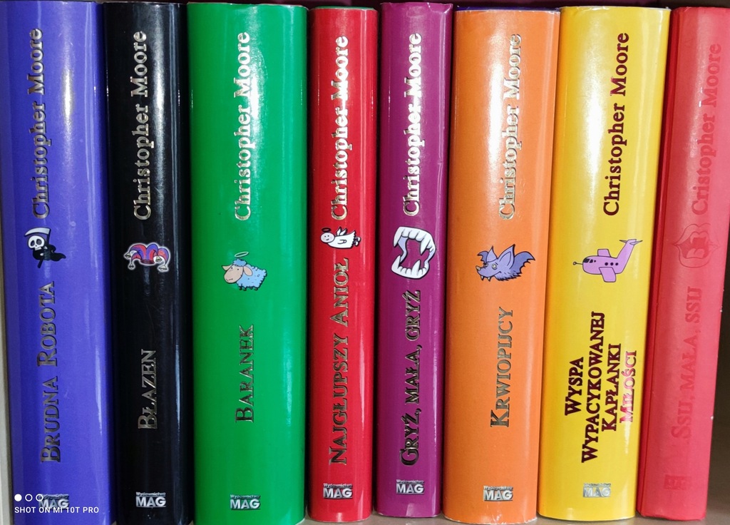 Christopher Moore ZESTAW 8 KSIĄŻEK 12637056241 oficjalne archiwum