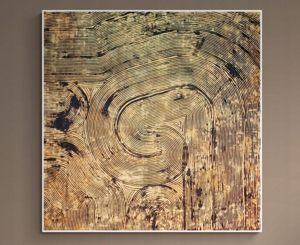 LENAR Golden Timeline N.44 (XXL) (118x118cm) 13172744574