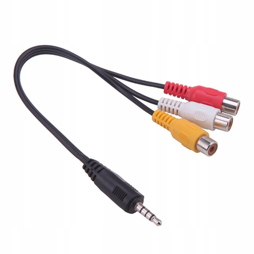 Kabel 3x chinch mini jack video 3,5mm 3x RCA 8170085816 oficjalne