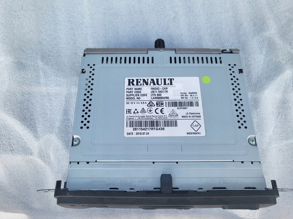 Radio CarPlay Android Auto Renault Trafic III 13511752504 oficjalne