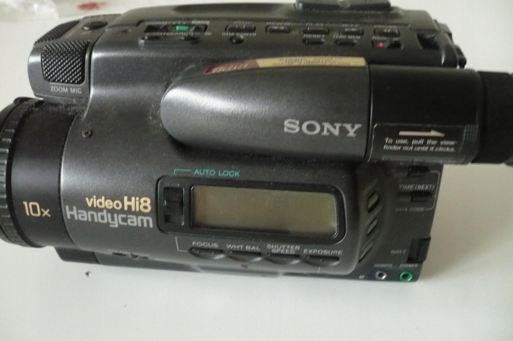Kamera Sony CCDTR101 Hi8 Handycam zestaw pro VHS 8936461806