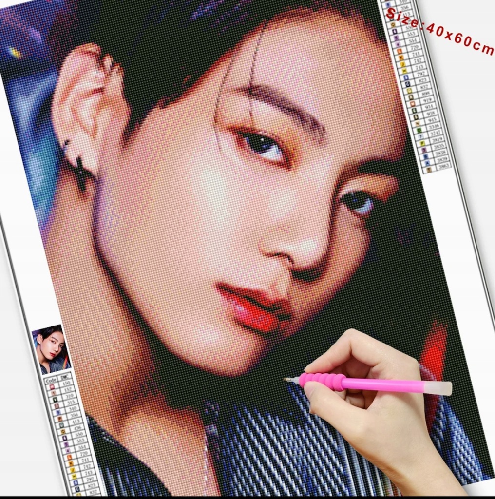 Diamond Painting BTS JUNGKOOK POLSKA rysik Kpop 10214094687