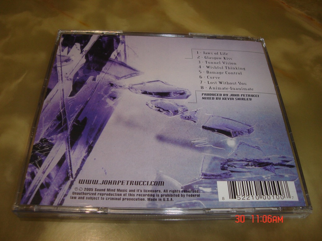 JOHN PETRUCCI SUSPENDED ANIMATION CD 8421975749