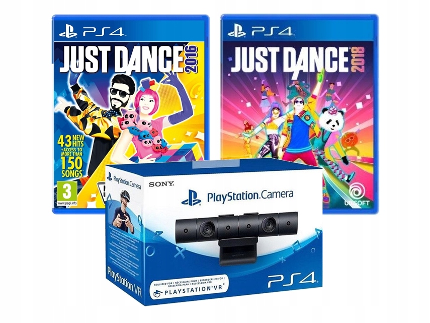 KAMERA SONY PlayStation CAMERA V2 +2X JUST DANCE ! 7786528409