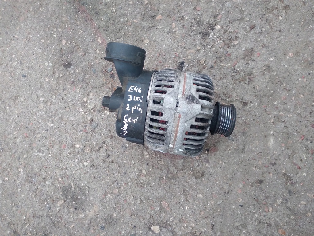 BMW E46 320i M52TU alternator na 2 piny oryginał 13198108171