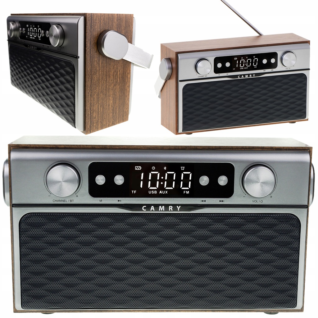 RADIO KUCHENNE RETRO DREWNIANE BLUETOOTH USB SD FM 10551949683