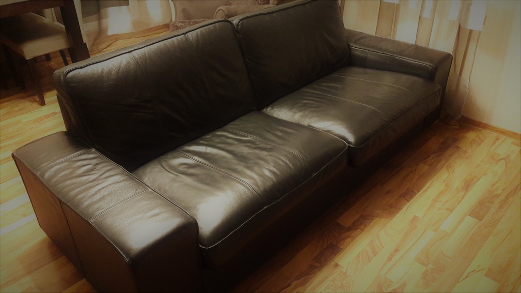 SOFA SKÓRA IKEA KIVIK 3os. OKAZJA !!!!!!! 7130750815 oficjalne