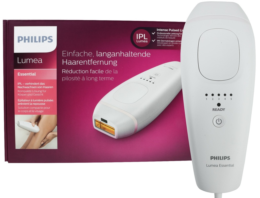 DEPILATOR LASEROWY PHILIPS ESENTIAL LUMEA IPL BRI! 8194365188