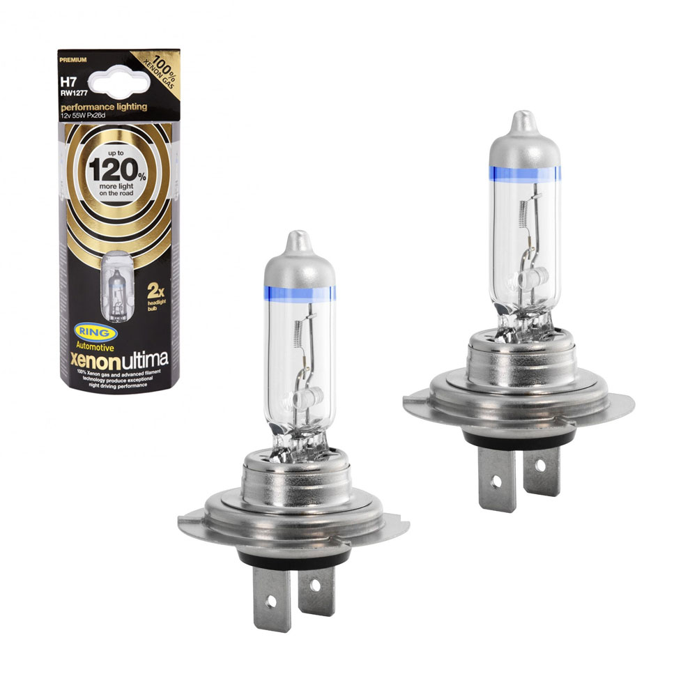 Żarówka RING H7 12V 55W PX26D +120 XENON ULTIMA 6351997753