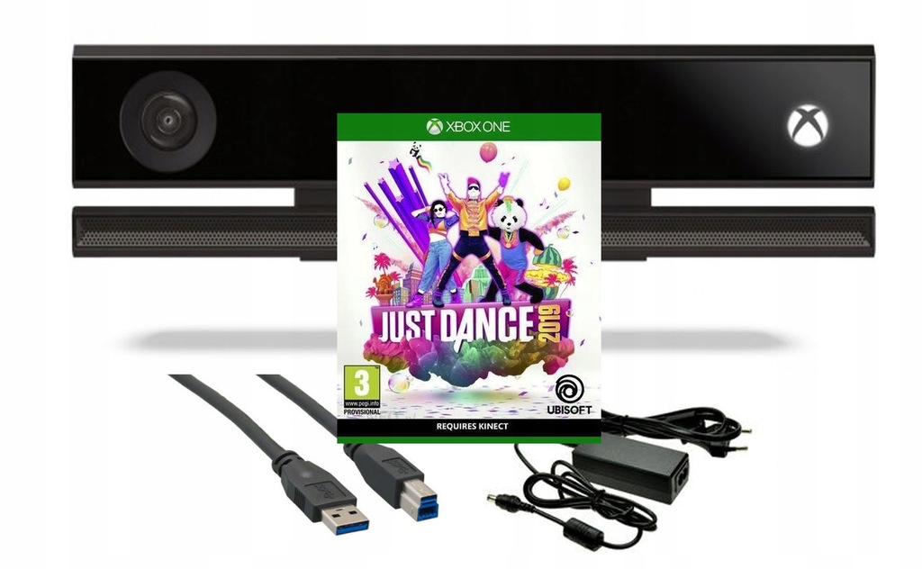 KINECT XBOX ONE S X ADAPTER+JUST DANCE 2019 NOWOŚĆ