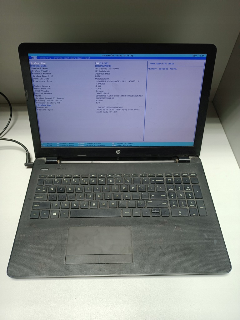 Laptop HP 15ra0xx N3060 15.6'' 14227260319 oficjalne archiwum Allegro
