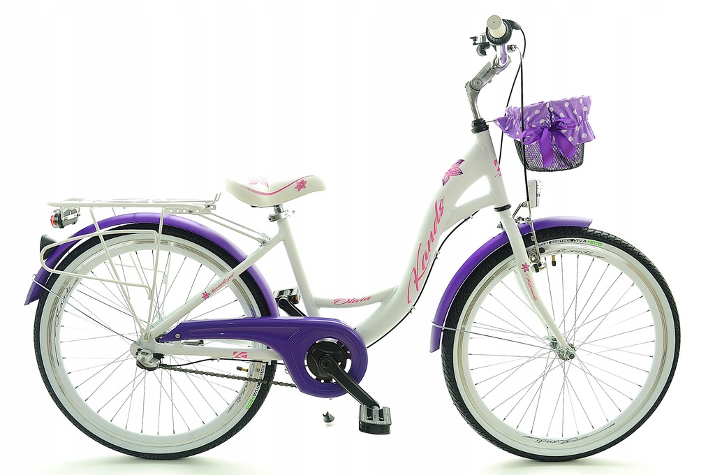 ROWER KANDS OLIVIA 24 DZIEWCZĘCY KOSZYK+WKŁAD 7897772243 oficjalne