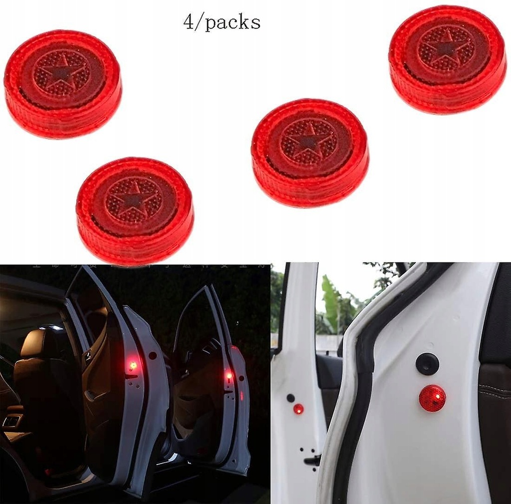 Car Door Warning Light With Strobe Red Flashing 12887058011