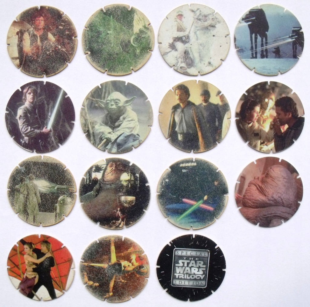 ZESTAW 15 TAZO TAZOS LAYS STAR WARS GWIEZDNE WOJNY 7818241421