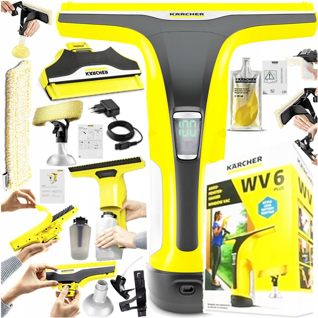 KARCHER NOWA MYJKA DO OKIEN SZYB WV6 PLUS PREMIUM 8660822169