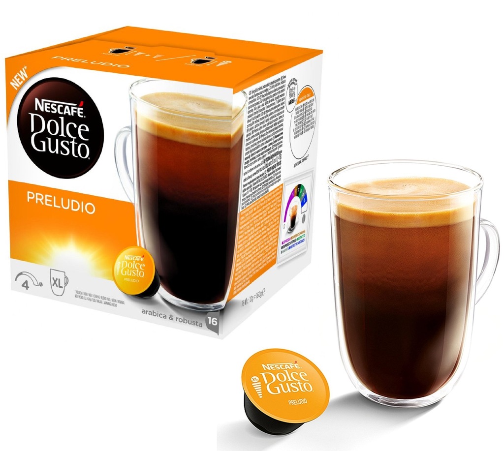 Nescafe Dolce Gusto kawa Preludio XL 48 kapsułek 7221212326
