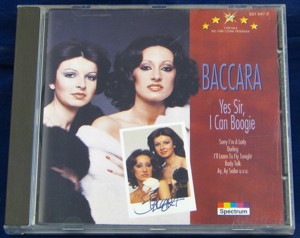 Baccara Star Gala Yes Sir, I Can Boogie 13953076470 oficjalne
