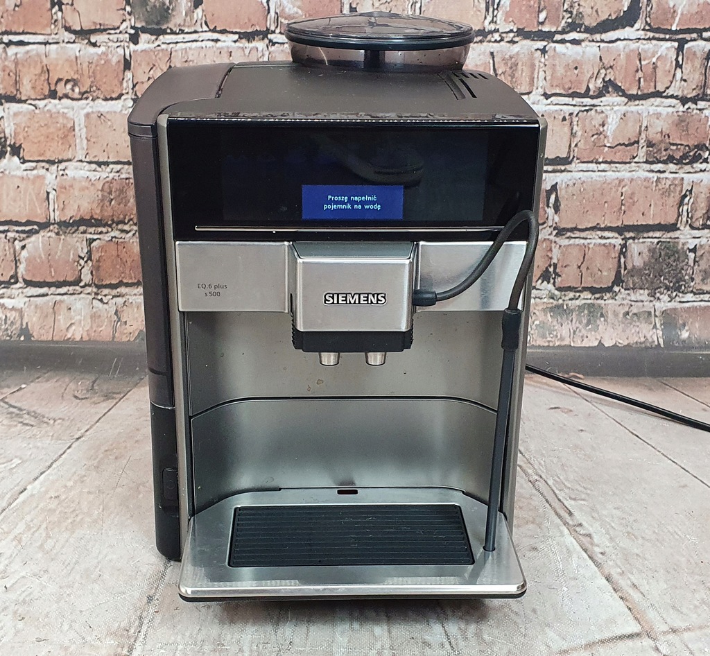 SIEMENS EQ.6 PLUS S500 EKSPRES DO KAWY CIŚNIENIOWY 12563221212 oficjalne archiwum Allegro
