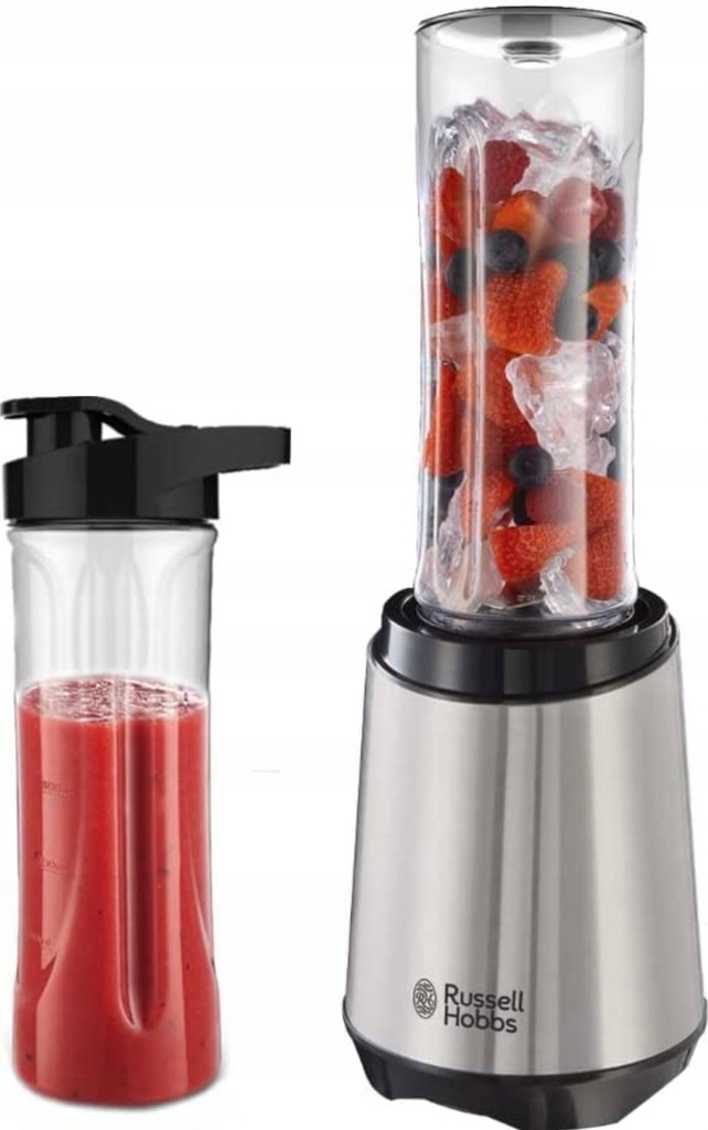 Russell Hobbs Mix & Go Blender 2 Butelki 0,6L 12219438925 oficjalne