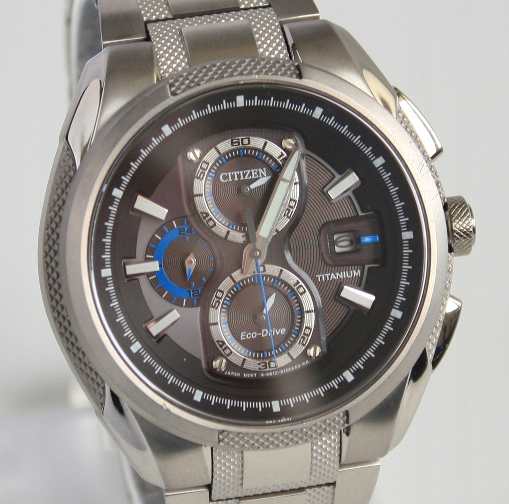 Citizen EcoDrive Titanium Sapphire Chronograph 7834668801