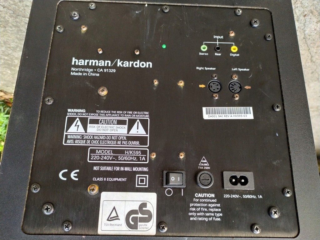 Harman/Kardon HK595 CA 91329 subwoofer 8634732126 oficjalne archiwum Allegro