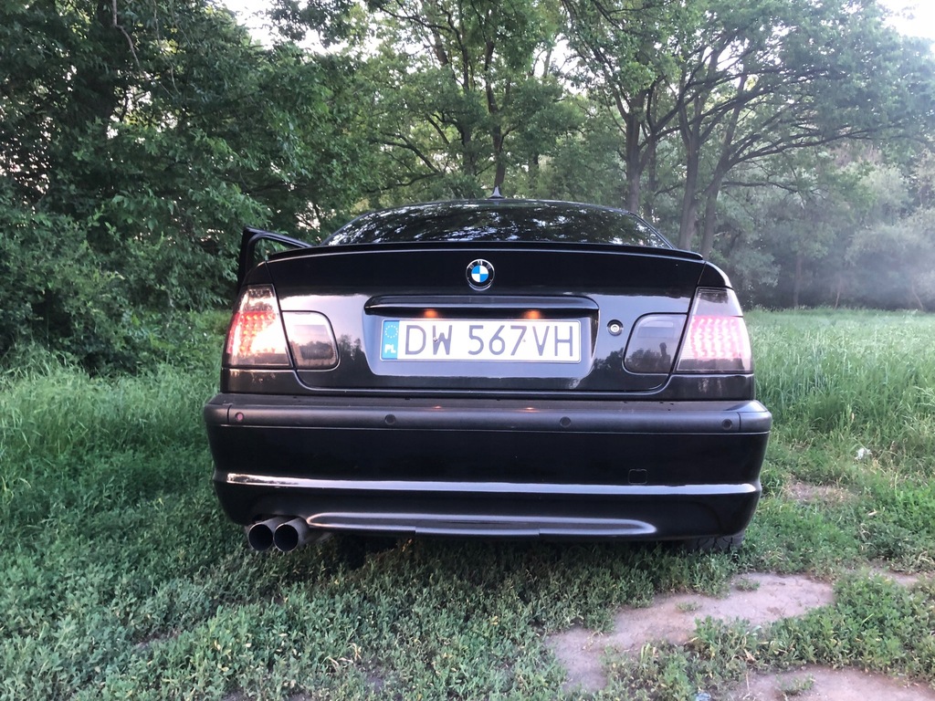 BMW e46 320d sedan czarny!! Catback!! 8263590068 oficjalne archiwum