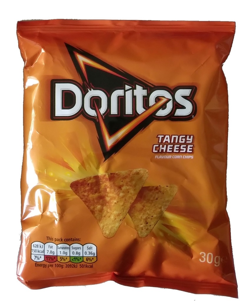 Kukurydziane chipsy Doritos TANGY CHEESE 30g 12220051929