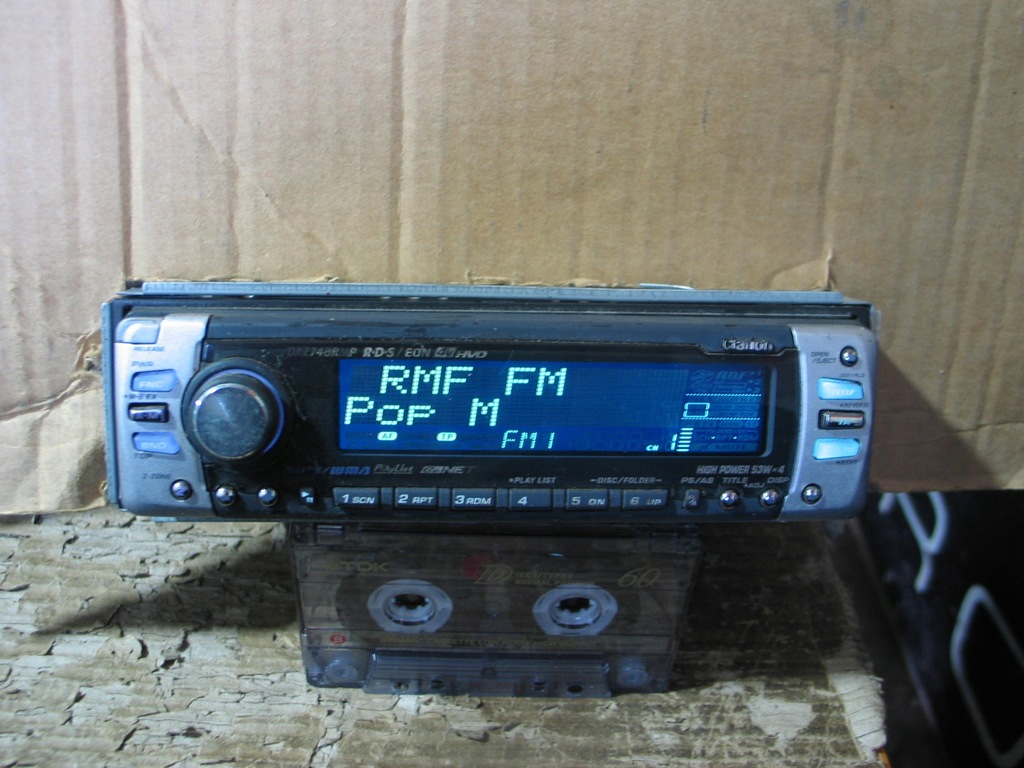 radio clarion DXZ748RMP 4x53w woofer multi color 13137543364