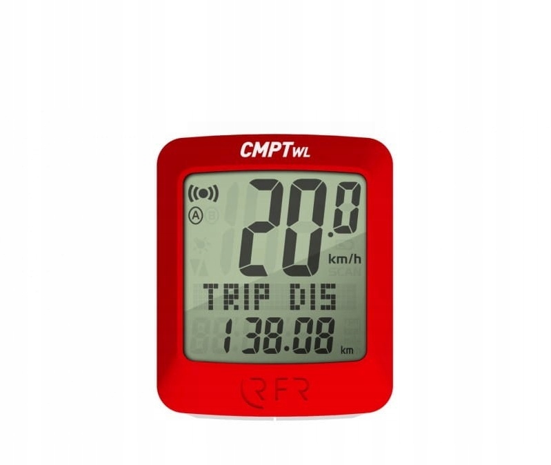Licznik Cube RFR Cycle Computer CMPT Wireless Red 10189632034