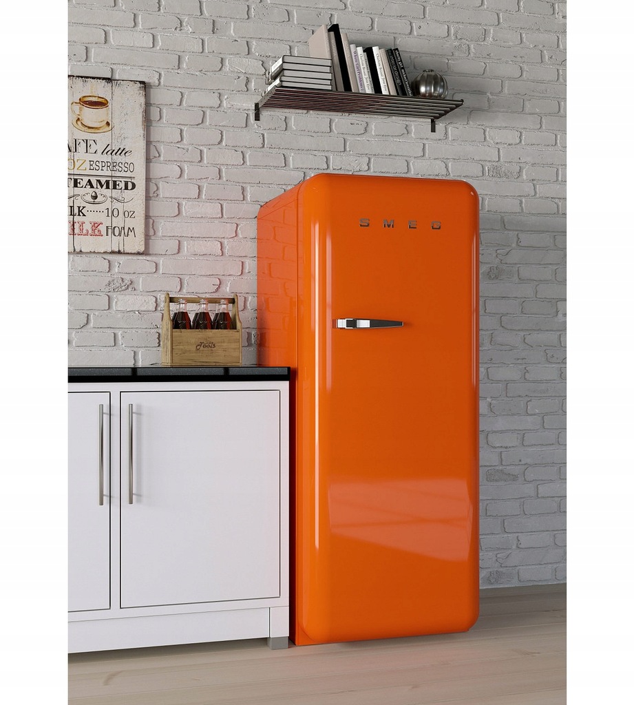 SMEG Lodówka POMARAŃCZOWA FAB28LO1 OUTLET 7846753053 oficjalne