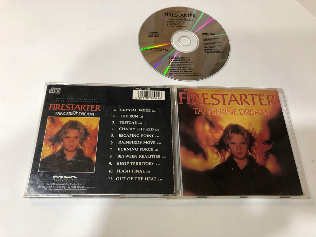 Tangerine Dream Firestarter CD 971 Electronic 11457840044