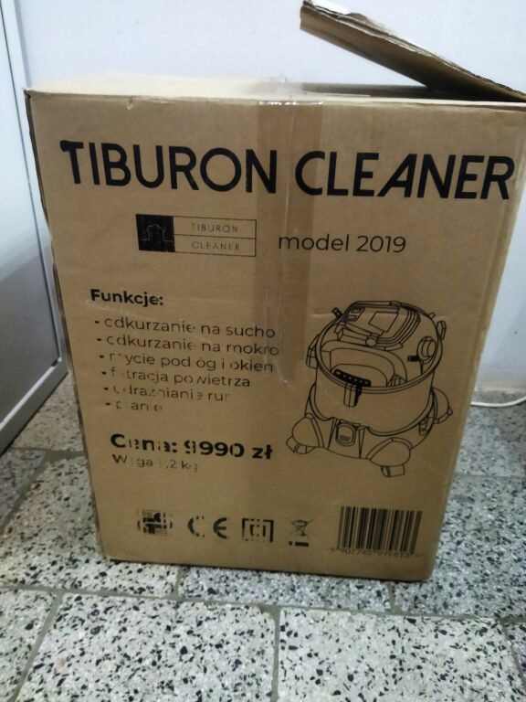 ODKURZACZ TIBURON CLEANER MODEL 2019 W KARTONIE 12284465560